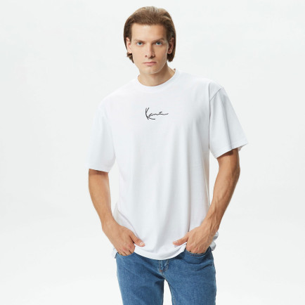 Karl Kani Small Signature Erkek Beyaz T-Shirt Karl Kani Small Signature Erkek Beyaz T-Shirt