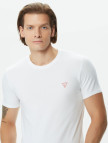 Guess Str Mid Organic Stretch Jersey 180 Erkek Beyaz T-Shirt Guess Str Mid Organic Stretch Jersey 180 Erkek Beyaz T-Shirt