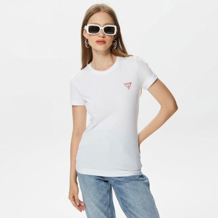 Guess Kadın Beyaz T-Shirt Guess Kadın Beyaz T-Shirt