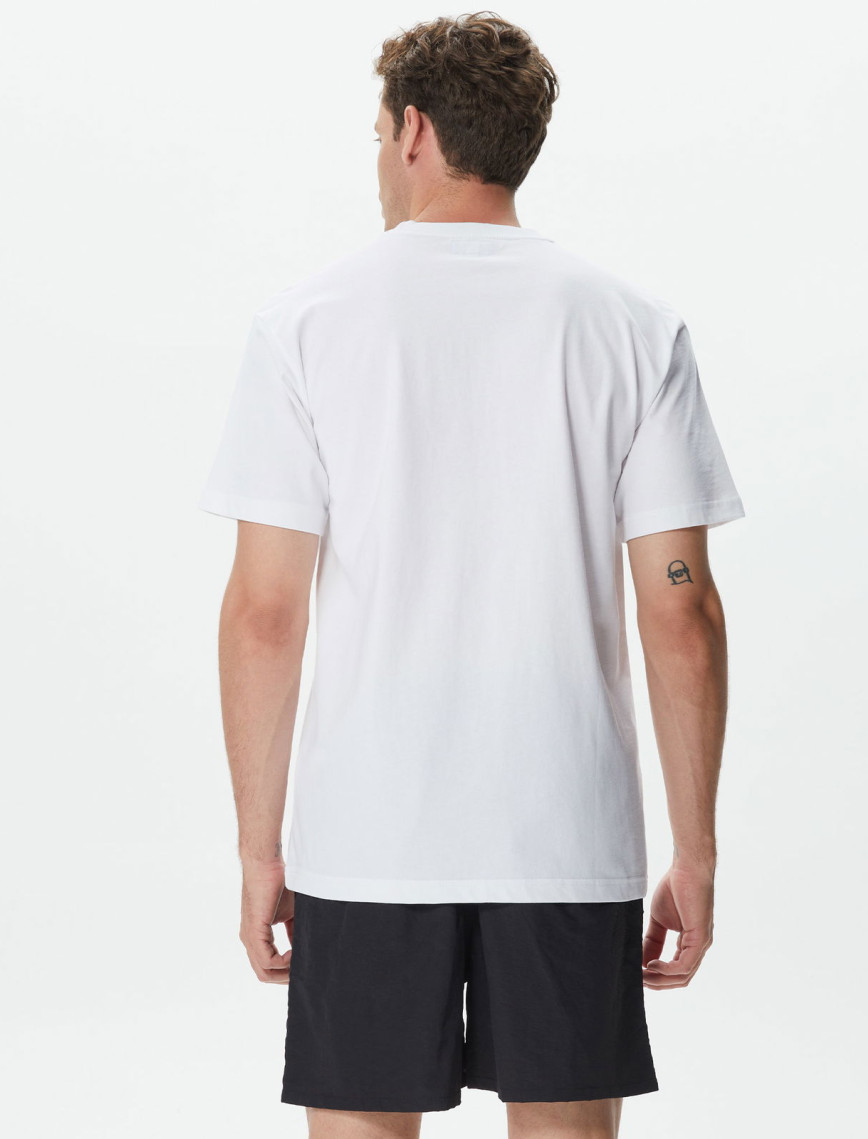 Market School Of Design Erkek Beyaz T-Shirt Market School Of Design Erkek Beyaz T-Shirt