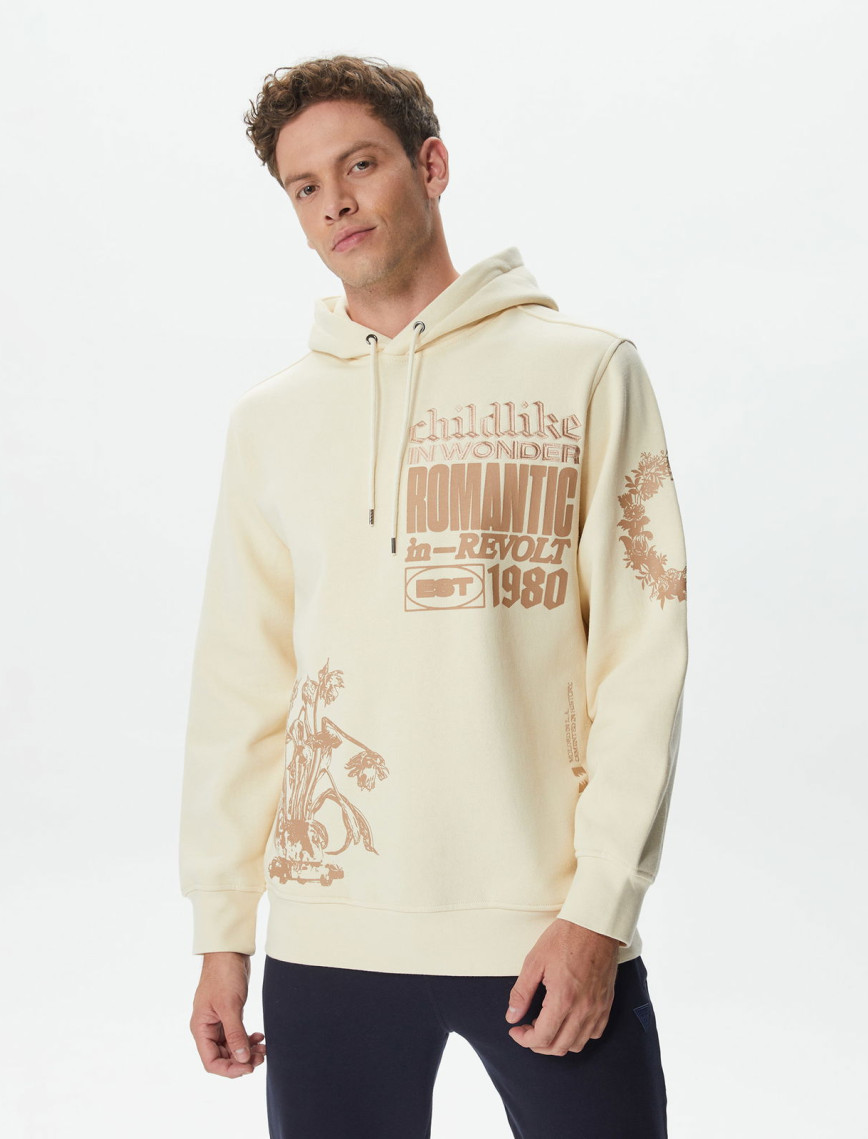 The Hundreds Wonder Pullover Erkek Beyaz Hoodie The Hundreds Wonder Pullover Erkek Beyaz Hoodie