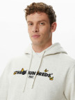 The Hundreds Butterfly Adam Erkek Gri Hoodie The Hundreds Butterfly Adam Erkek Gri Hoodie