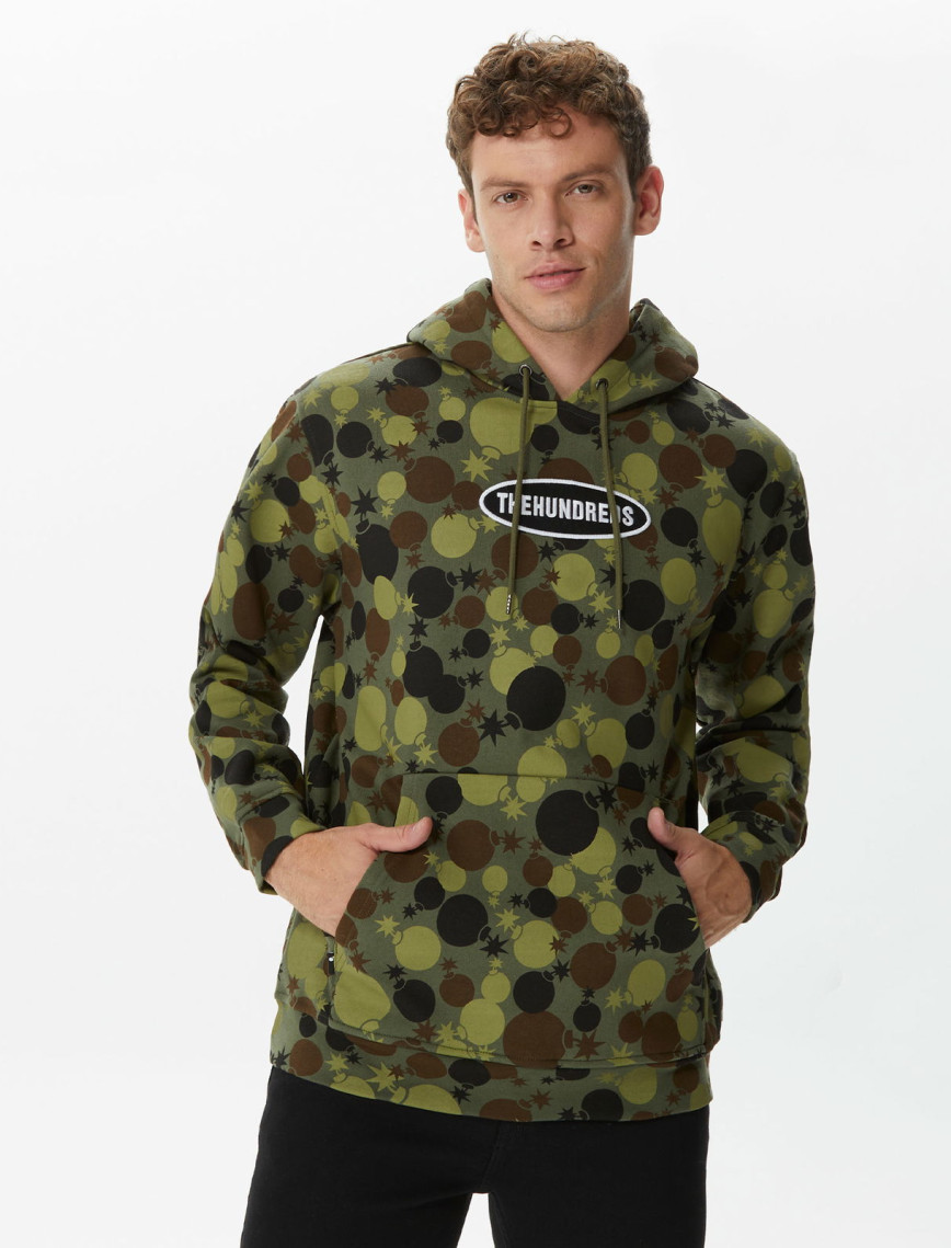 The Hundreds Bubbles Pullover Erkek Renkli Hoodie The Hundreds Bubbles Pullover Erkek Renkli Hoodie