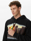The Hundreds Skyline Erkek Siyah Hoodie The Hundreds Skyline Erkek Siyah Hoodie