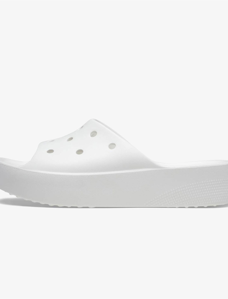 Crocs Classic Platform Slide Kadın Beyaz Terlik Crocs Classic Platform Slide Kadın Beyaz Terlik