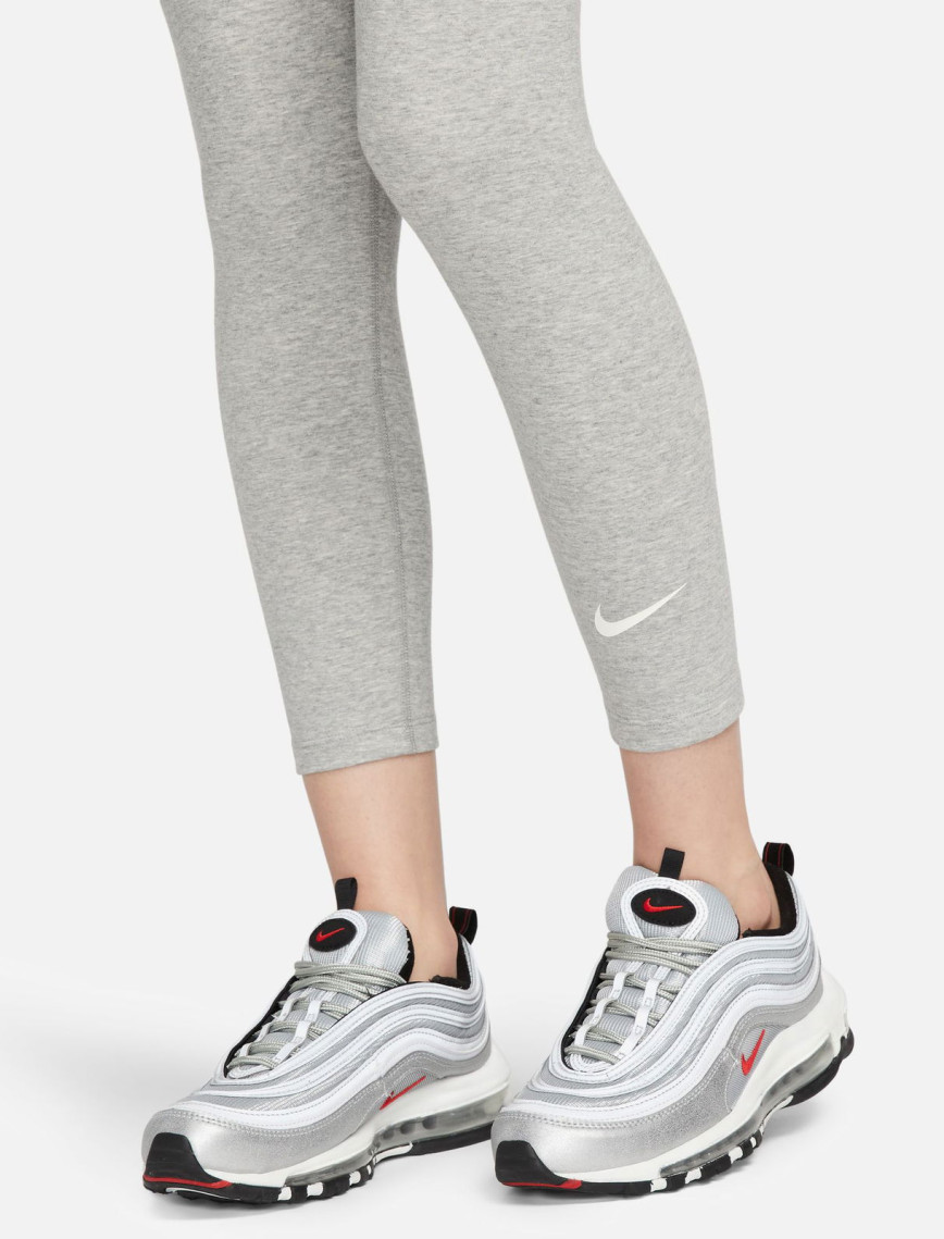 Nike Sportswear Classic High Rise 7/8 Kadın Gri Tayt