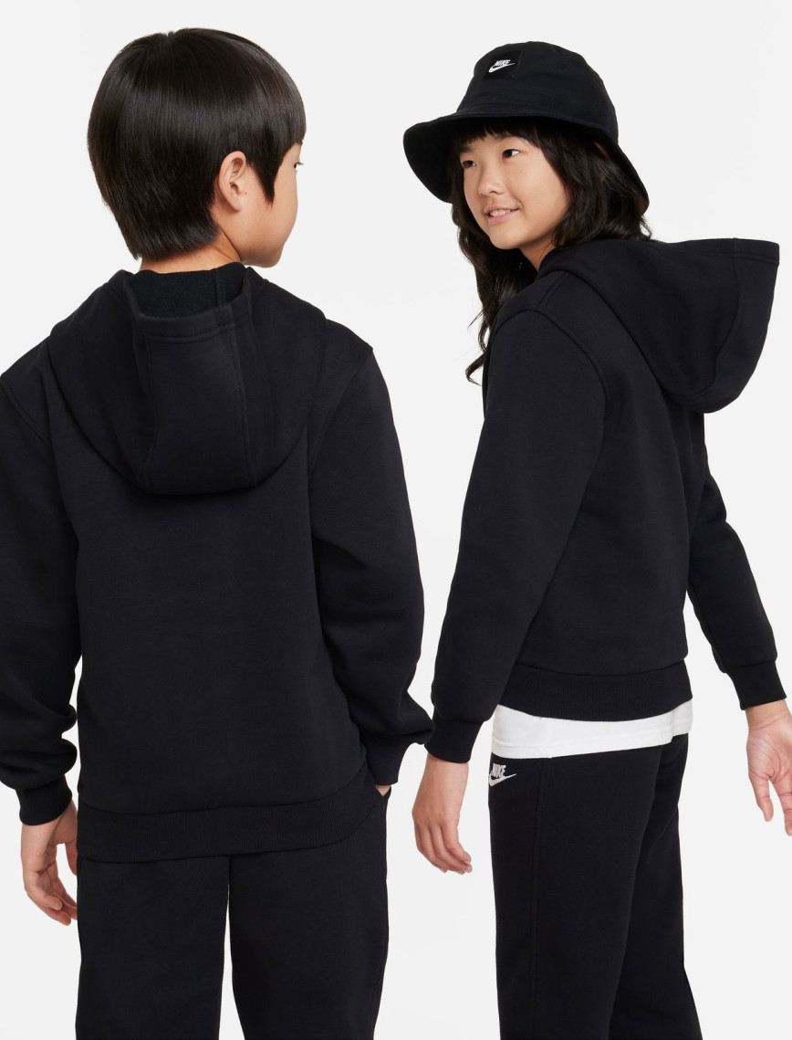 Nike Sportswear Club Fleece Hoody Çocuk Siyah Sweatshirt Nike Sportswear Club Fleece Hoody Çocuk Siyah Sweatshirt