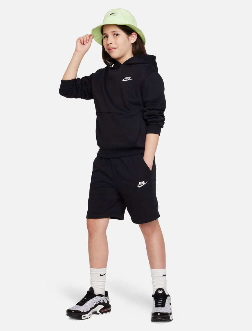 Nike Sportswear Club Fleece Hoody Çocuk Siyah Sweatshirt Nike Sportswear Club Fleece Hoody Çocuk Siyah Sweatshirt