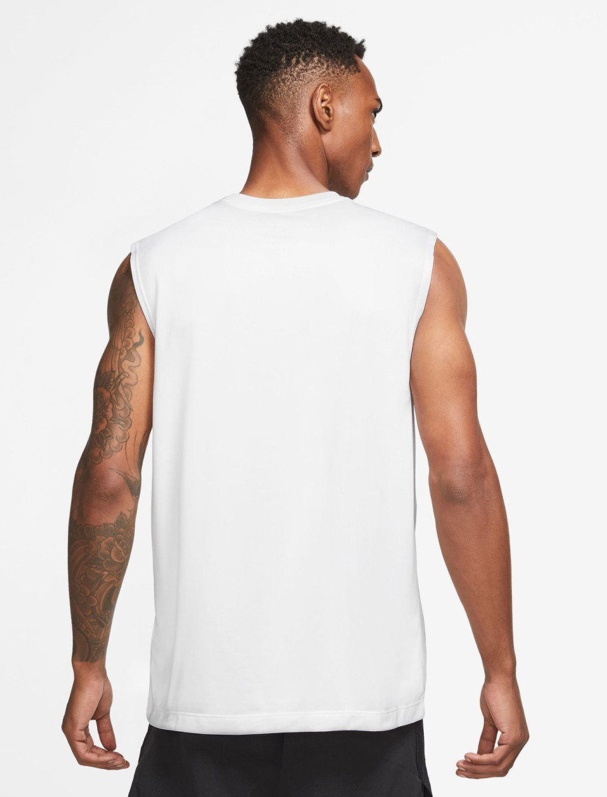 Nike Dri-FIT Legend Reset Erkek Beyaz Kolsuz T-Shirt Nike Dri-FIT Legend Reset Erkek Beyaz Kolsuz T-Shirt