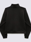 Vans Leighton Mock Neck Fleece Kadın Siyah Sweatshirt Vans Leighton Mock Neck Fleece Kadın Siyah Sweatshirt