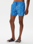 Nautica Erkek Mavi Baskılı Mayo Şort