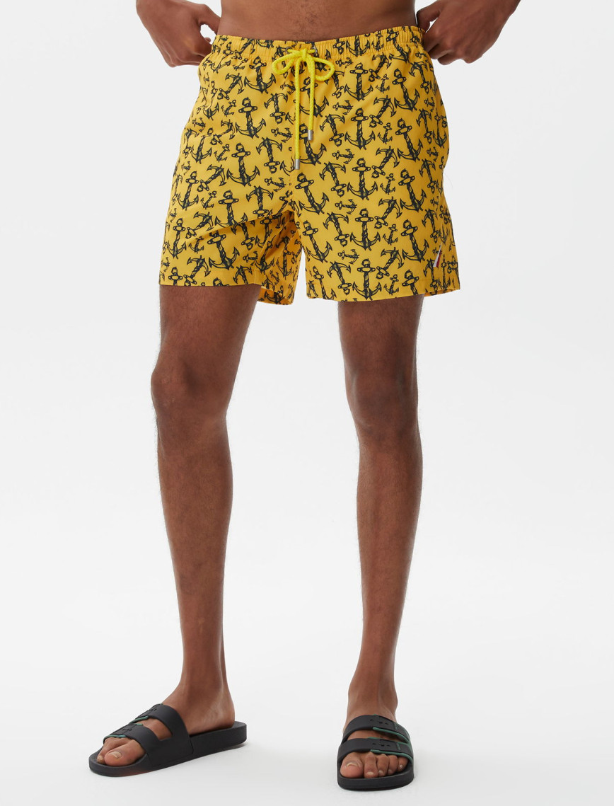 Nautica Erkek Sarı Baskılı Mayo Şort Nautica Erkek Sarı Baskılı Mayo Şort