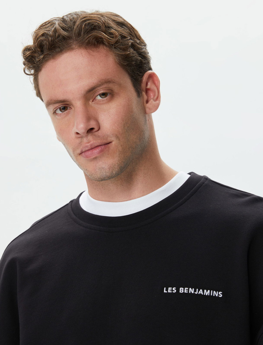Les Benjamins Core Erkek Siyah Sweatshirt Les Benjamins Core Erkek Siyah Sweatshirt