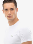 Lacoste Erkek Slim Fit Bisiklet Yaka Beyaz T-Shirt Lacoste Erkek Slim Fit Bisiklet Yaka Beyaz T-Shirt