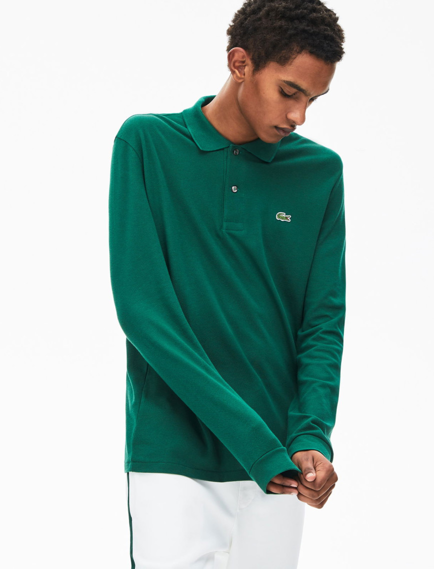 Lacoste Erkek Classic Fit Uzun Kollu Bordo Polo Lacoste Erkek Classic Fit Uzun Kollu Bordo Polo