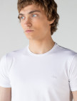 Lacoste Erkek Slim Fit Bisiklet Yaka Beyaz T-Shirt Lacoste Erkek Slim Fit Bisiklet Yaka Beyaz T-Shirt