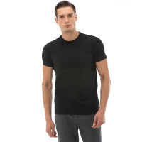 Lacoste Erkek Slim Fit Bisiklet Yaka Siyah T-Shirt Lacoste Erkek Slim Fit Bisiklet Yaka Siyah T-Shirt