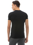 Lacoste Erkek Slim Fit Bisiklet Yaka Siyah T-Shirt Lacoste Erkek Slim Fit Bisiklet Yaka Siyah T-Shirt