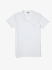 Lacoste Erkek Slim Fit V yaka Beyaz T-Shirt Lacoste Erkek Slim Fit V yaka Beyaz T-Shirt