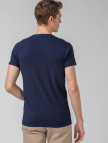 Lacoste Erkek Regular Fit V Yaka Lacivert T-Shirt Lacoste Erkek Regular Fit V Yaka Lacivert T-Shirt