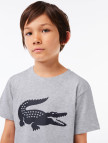 Lacoste Erkek Çocuk Baskılı Gri T-Shirt Lacoste Erkek Çocuk Baskılı Gri T-Shirt
