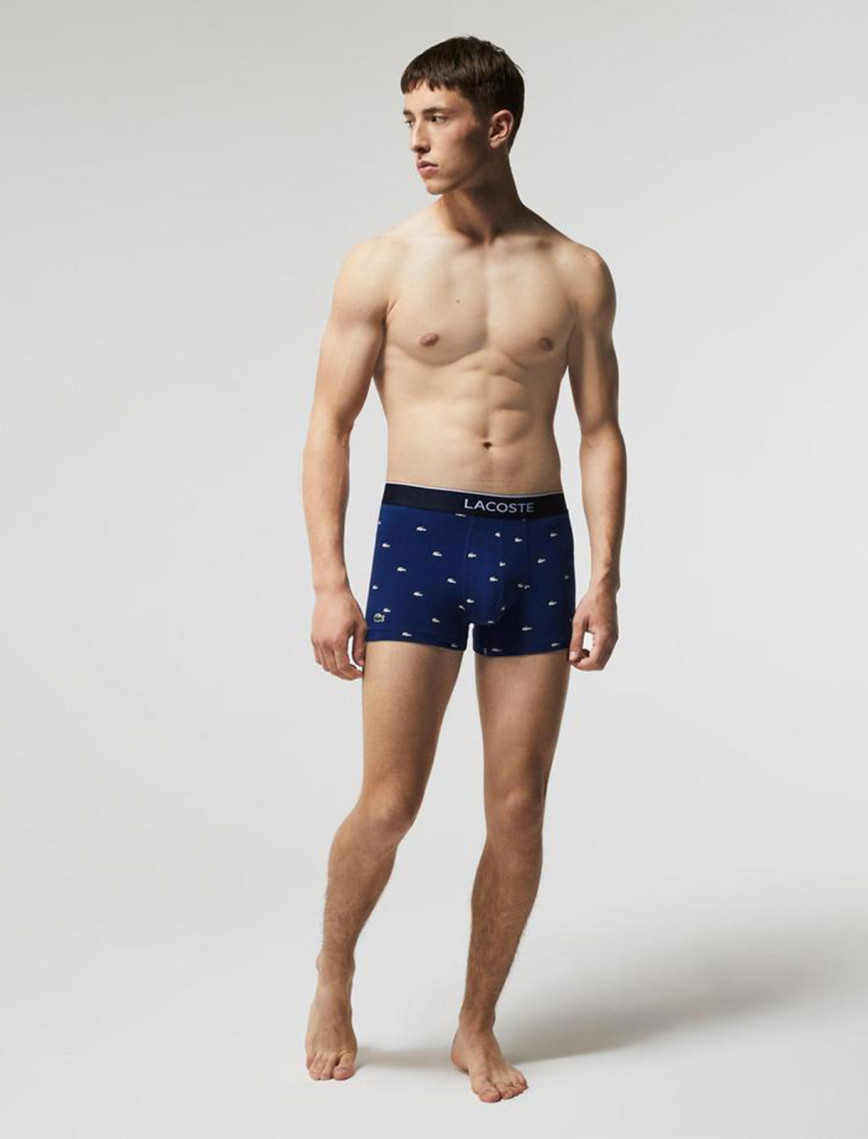 Lacoste Core Erkek Renkli 3'lü Boxer Lacoste Core Erkek Renkli 3'lü Boxer