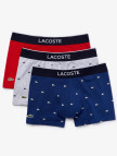 Lacoste Core Erkek Renkli 3'lü Boxer Lacoste Core Erkek Renkli 3'lü Boxer
