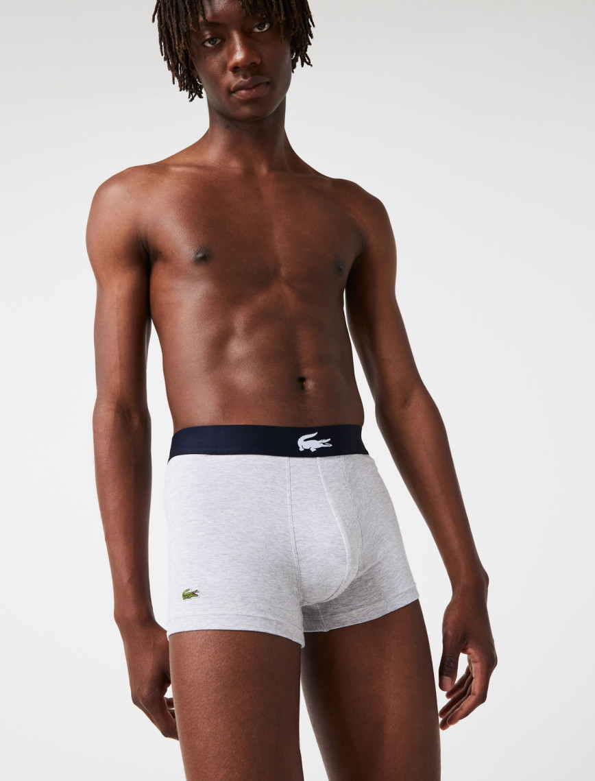 Lacoste Core Erkek Renkli 3'lü Boxer Lacoste Core Erkek Renkli 3'lü Boxer