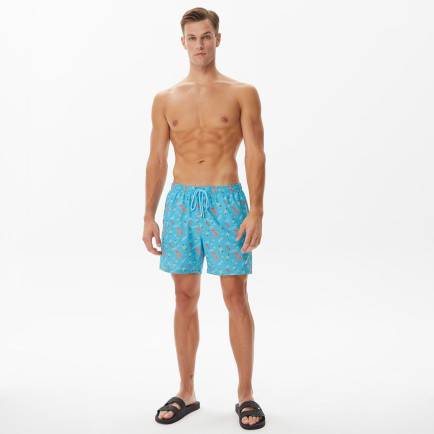 Nautica Erkek Mavi Baskılı Mayo Şort Nautica Erkek Mavi Baskılı Mayo Şort