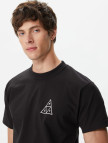 HUF Set Triple Triangle Erkek Siyah Tişört HUF Set Triple Triangle Erkek Siyah Tişört