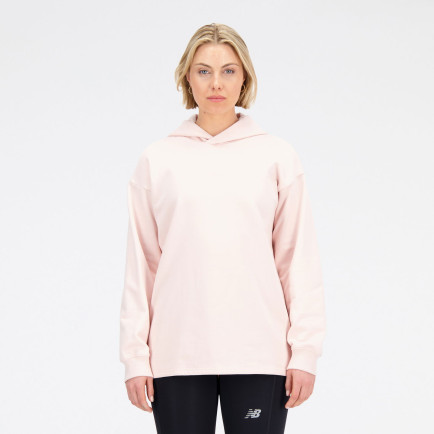 New Balance Athletics Linear Kadın Pembe Hoodie New Balance Athletics Linear Kadın Pembe Hoodie