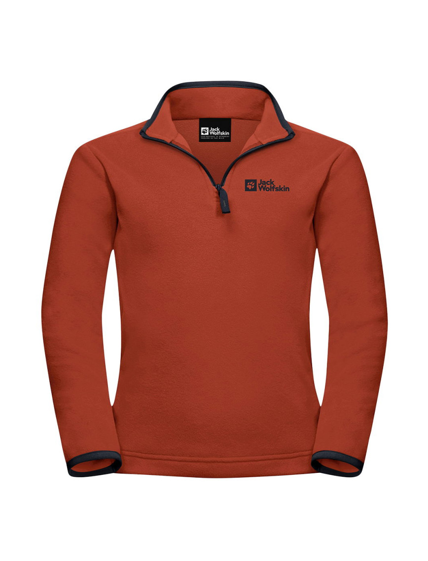 Jack Wolfskin Taunus Halfzip K Unisex Çocuk Gri Polar Jack Wolfskin Taunus Halfzip K Unisex Çocuk Gri Polar