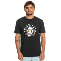 Quiksilver Qsrockinskull Erkek Siyah Tişört