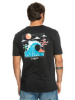 Quiksilver Oceanbed Erkek Siyah Tişört Quiksilver Oceanbed Erkek Siyah Tişört