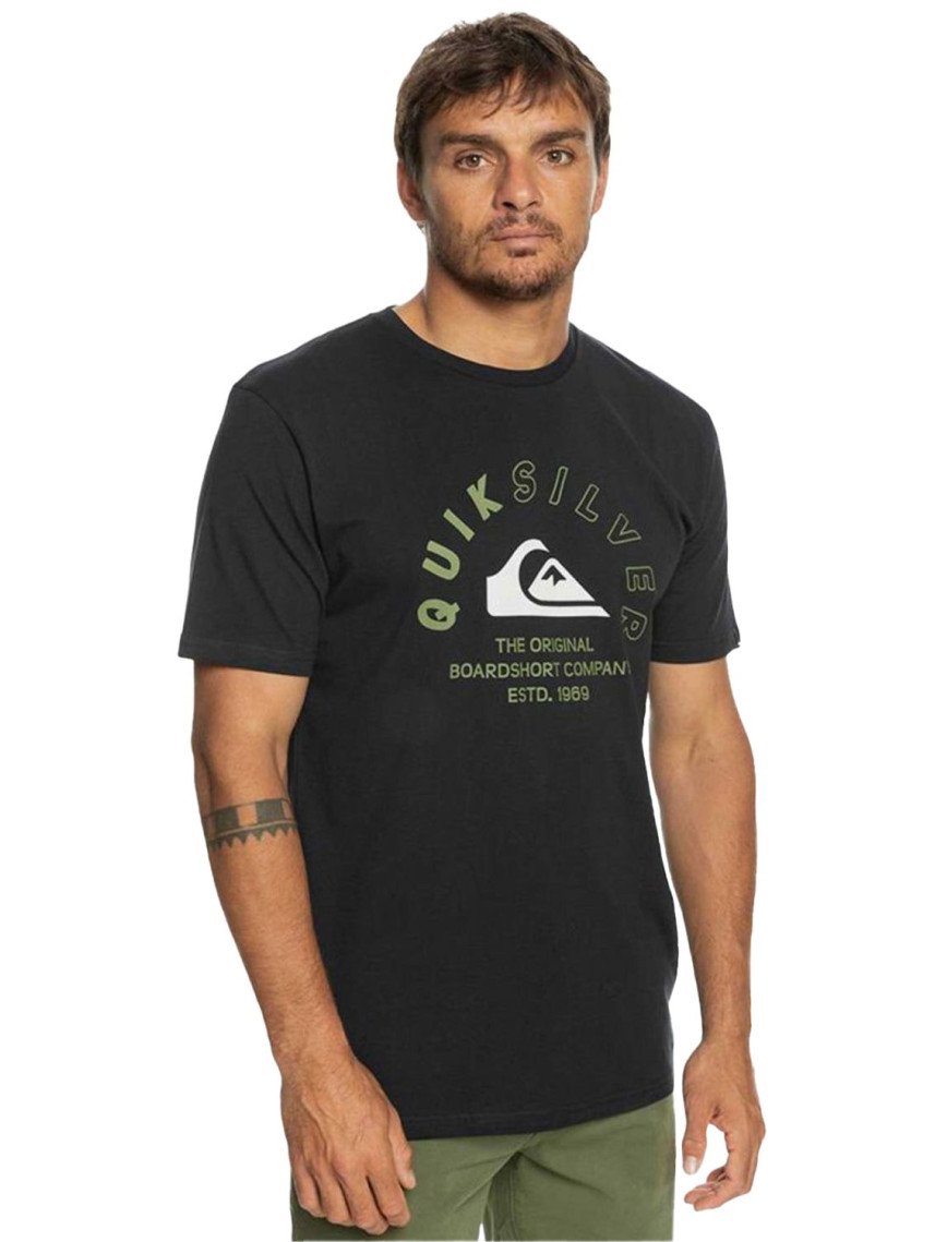 Quiksilver Mixedsignals Erkek Siyah Tişört