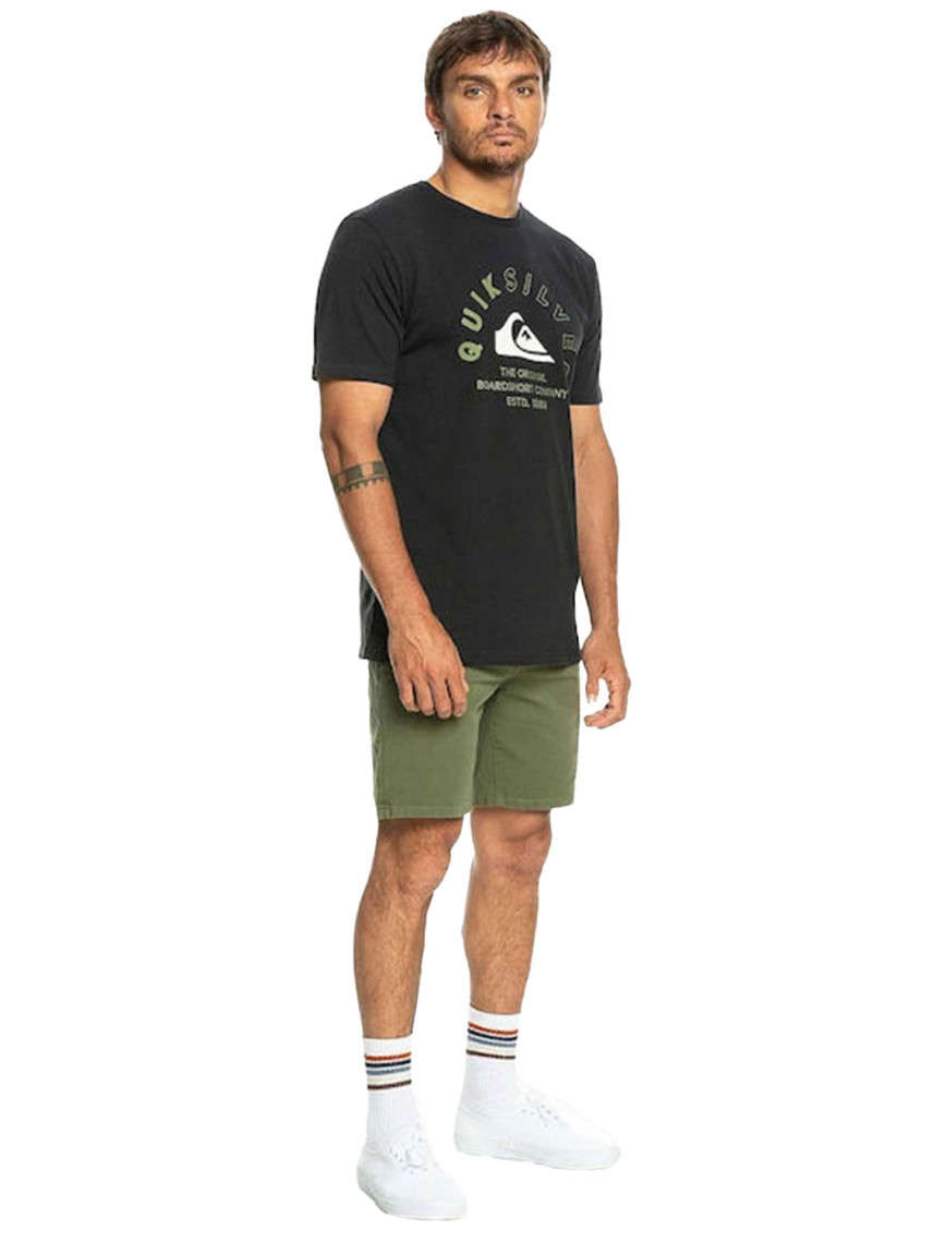 Quiksilver Mixedsignals Erkek Siyah Tişört