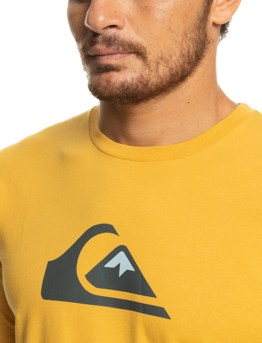 Quiksilver Complogo Erkek Sarı Tişört Quiksilver Complogo Erkek Sarı Tişört