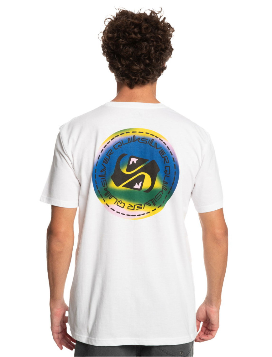 Quiksilver Colourflow Erkek Renkli Tişört Quiksilver Colourflow Erkek Renkli Tişört