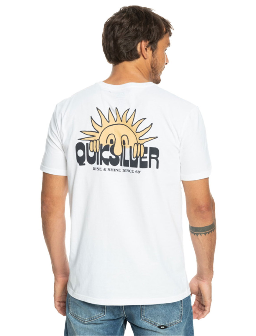 Quiksilver Riseshine Erkek Renkli Tişört Quiksilver Riseshine Erkek Renkli Tişört