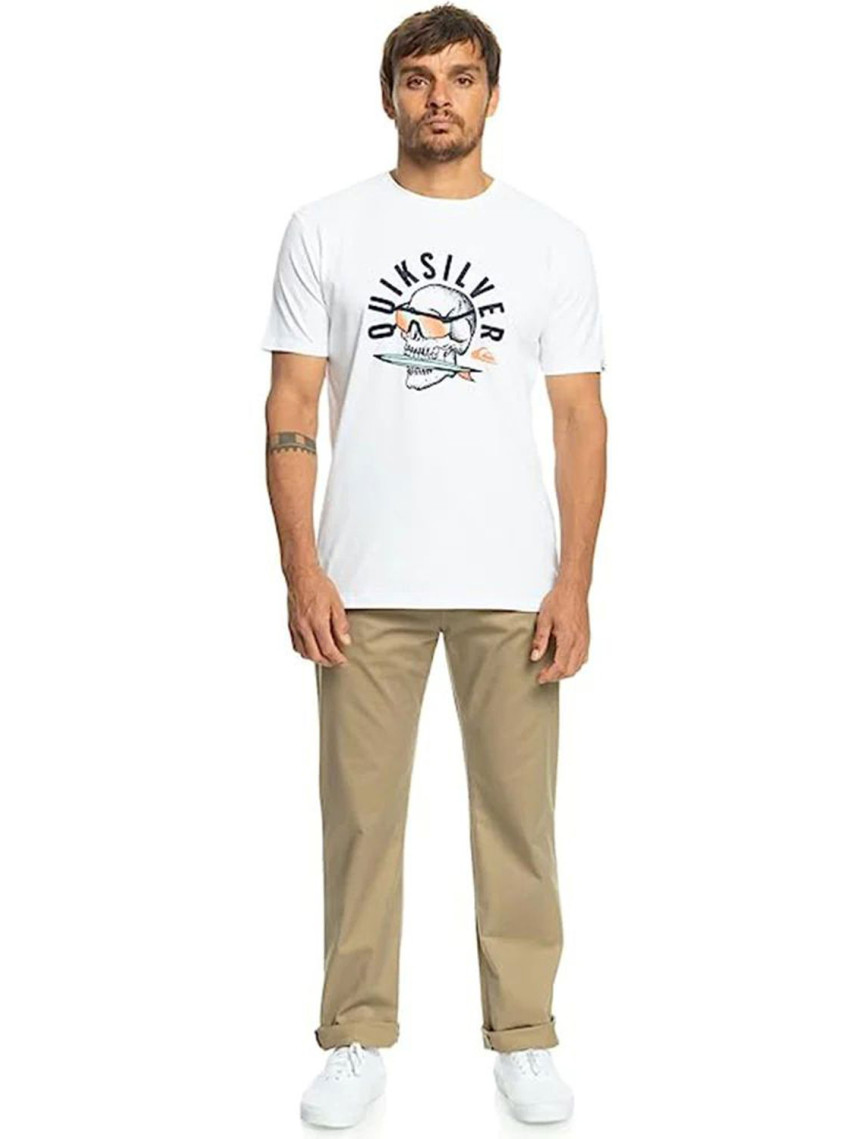 Quiksilver Qsrockinskull Erkek Renkli Tişört