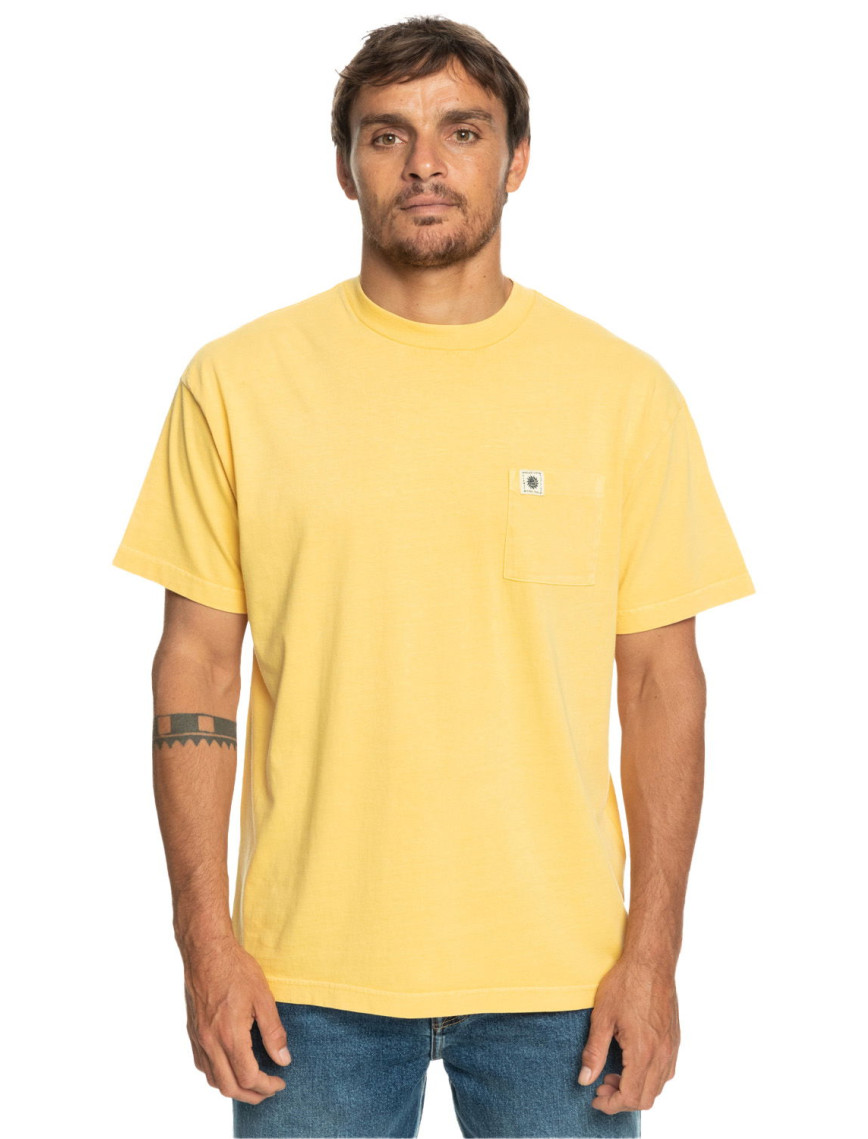 Quiksilver Naturaldye Kttp Erkek Sarı Tişört Quiksilver Naturaldye Kttp Erkek Sarı Tişört