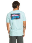 Quiksilver Warpedframes Erkek Mavi Tişört