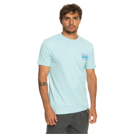 Quiksilver Warpedframes Erkek Mavi Tişört Quiksilver Warpedframes Erkek Mavi Tişört