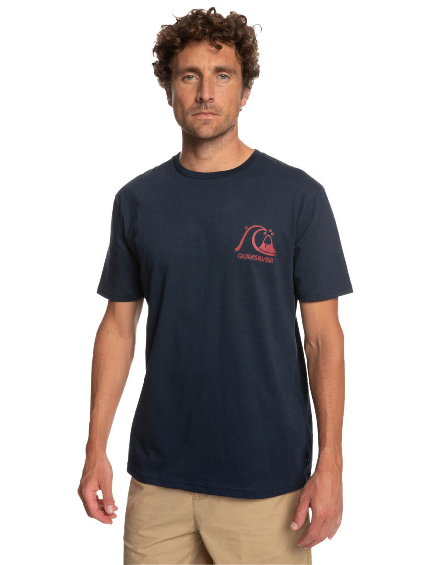 Quiksilver Theoriginaltee Erkek Mavi Tişört Quiksilver Theoriginaltee Erkek Mavi Tişört