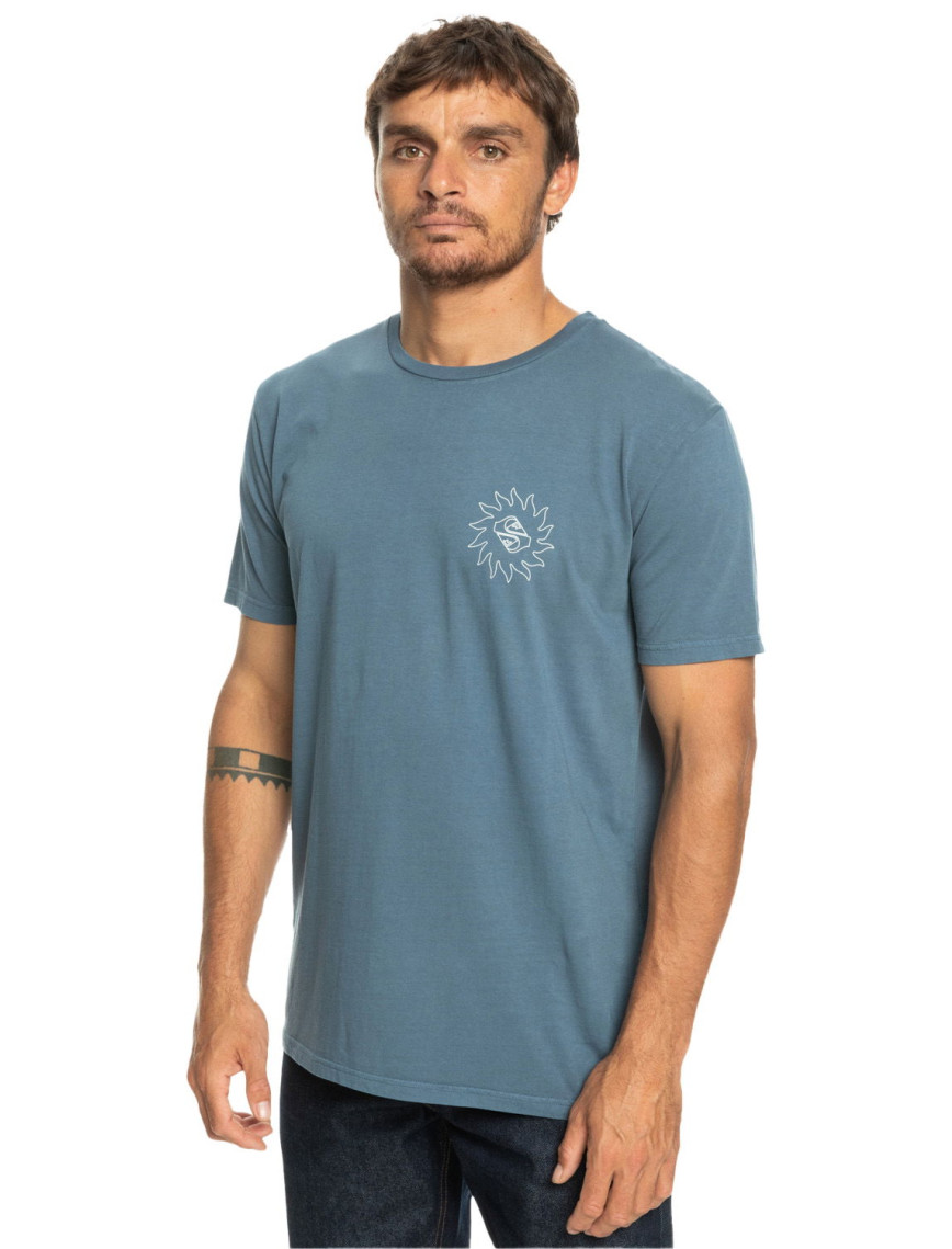 Quiksilver Planetpositive Erkek Mavi Tişört Quiksilver Planetpositive Erkek Mavi Tişört