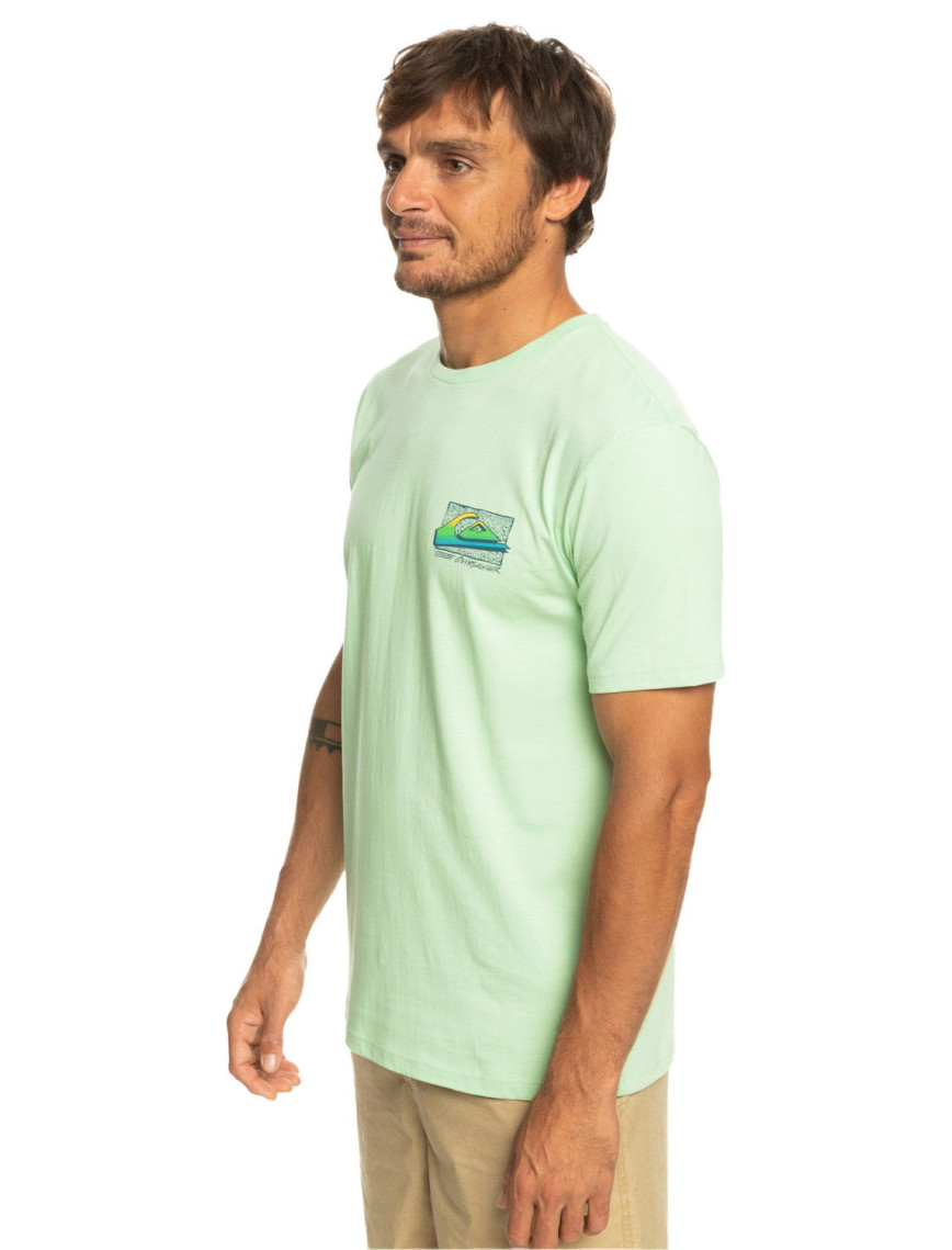 Quiksilver Retrofade Erkek Yeşil Tişört Quiksilver Retrofade Erkek Yeşil Tişört