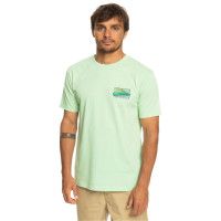 Quiksilver Retrofade Erkek Yeşil Tişört Quiksilver Retrofade Erkek Yeşil Tişört