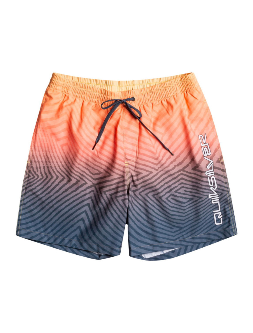 Quiksilver Erkek Volley Short Warped Logo 17 M Jamv Siyah