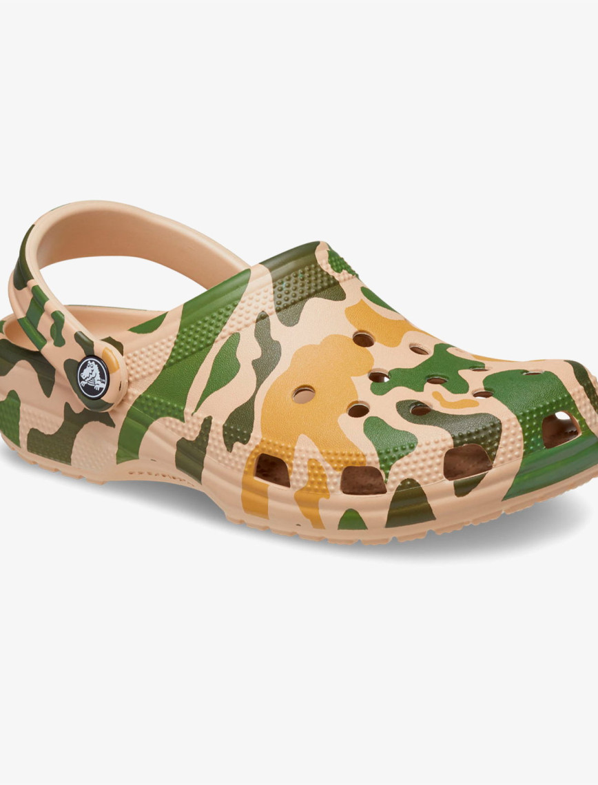 Crocs Classic Printed Camo Erkek Haki Terlik Crocs Classic Printed Camo Erkek Haki Terlik