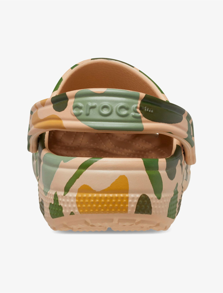 Crocs Classic Printed Camo Erkek Haki Terlik Crocs Classic Printed Camo Erkek Haki Terlik